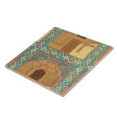 Detail der Hof-Säulengänge im Medrese-i-S Fliese (Seite)