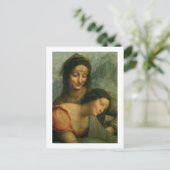 Detail der Jungfrau und St. Anne aus der Jungfrau Postkarte (Stehend Vorderseite)