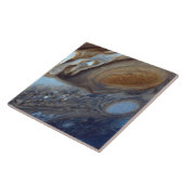 Detail der Jupiter-Atmosphären-großen roten Stelle Fliese (Seite)