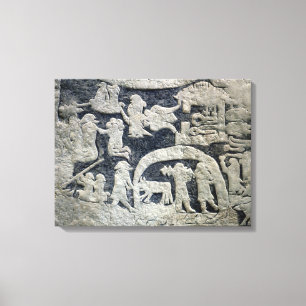 Detail der Legende von Walhall Leinwanddruck