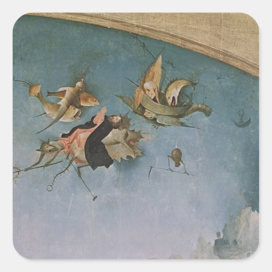 Detail der links Kontrollleiste Quadratischer Aufkleber (Vorderseite)