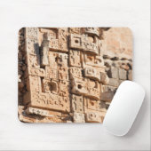 Detail der Magier-Pyramide, Yucatan, Mexiko Mousepad (Mit Mouse)