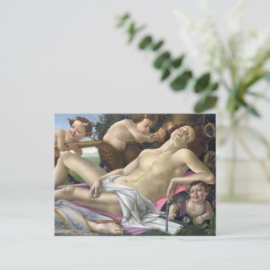 Detail der Mars, der Venus und der Mars von Bottic Postkarte (Stehend Vorderseite)