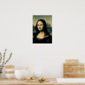 Detail der Mona Lisa, c.1503-6 Poster (Küche)