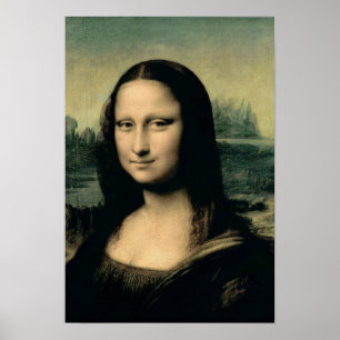 Detail der Mona Lisa, c.1503-6 Poster