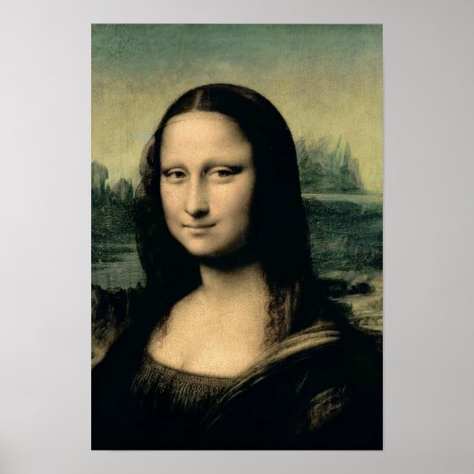 Detail der Mona Lisa, c.1503-6 Poster (Vorne)