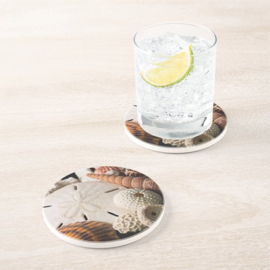 Detail der Muscheln aus aller Welt Untersetzer (Seite)