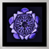 Detail der Ophidiodermie im Lila Poster (Vorne)