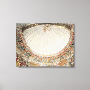 Detail der Wölbung von der Kapelle Leinwanddruck