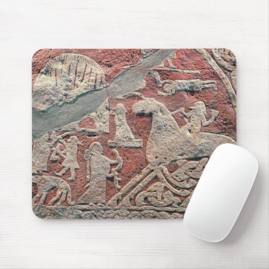 Detail der Zahlen, die eine Saga veranschaulichen Mousepad (Mit Mouse)