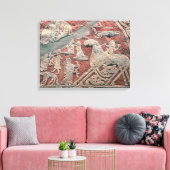 Detail der Zahlen zur Darstellung einer Saga Leinwanddruck (Insitu (Wohnzimmer))