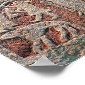 Detail der Zahlen zur Darstellung einer Saga Poster (Ecke)