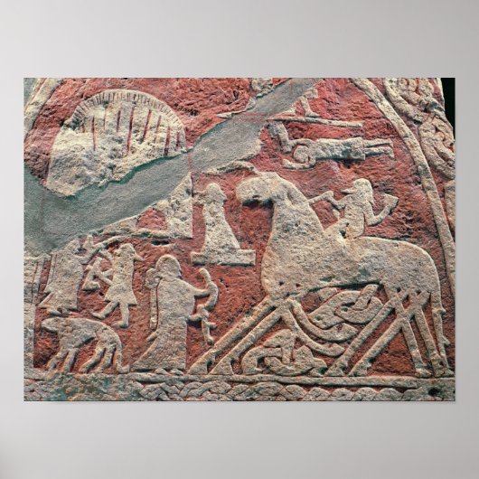 Detail der Zahlen zur Darstellung einer Saga Poster (Vorne)