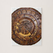 Detail des alten Mayakalenders Puzzle (Vertikal)