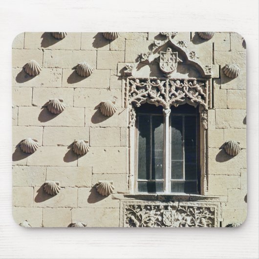 Detail des Äußeren der Casa de la Conchas Mousepad (Vorne)