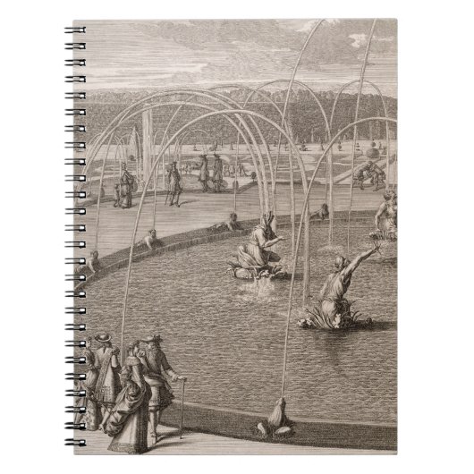 Detail des Brunnens von Diana und von Apollo bei Notizblock (Vorderseite)