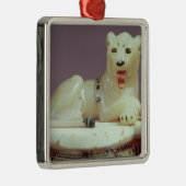 Detail des Deckels eines Unguentglases mit einer Ornament Aus Metall (Rechts)