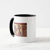 Detail des Eintritts von Christus in Jerusalem Tasse (Vorderseite Links)