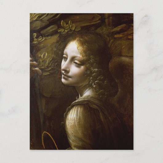Detail des Engels, aus der Jungfrau des Postkarte (Vorderseite)