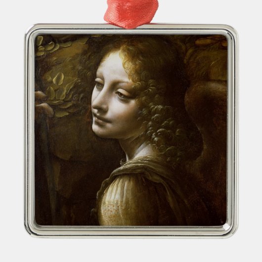 Detail des Engels Silbernes Ornament (Vorne)