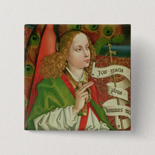 Detail des Erzengels Gabriel Button (Vorderseite)