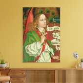 Detail des Erzengels Gabriel Leinwanddruck (Insitu (Wohnzimmer))