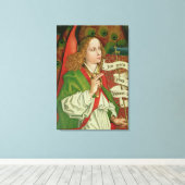 Detail des Erzengels Gabriel Leinwanddruck (Insitu (Holzboden))