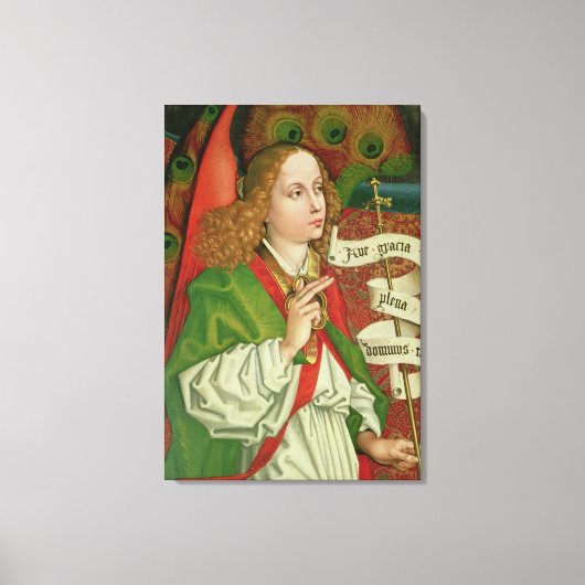 Detail des Erzengels Gabriel Leinwanddruck (Vorderseite)