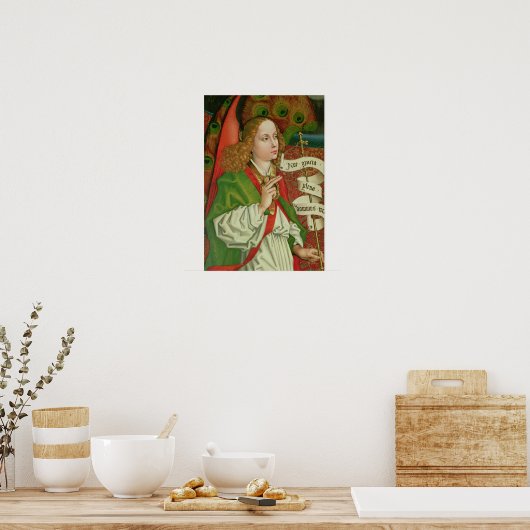 Detail des Erzengels Gabriel Poster (Küche)