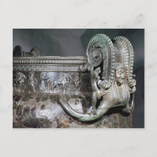 Detail des Gorgonien-Handles aus einem Krater Postkarte