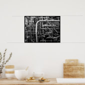 Detail des J-58 Jet-Motors Poster (Küche)