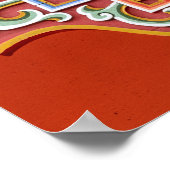 Detail des Klostergebäudes Poster (Ecke)