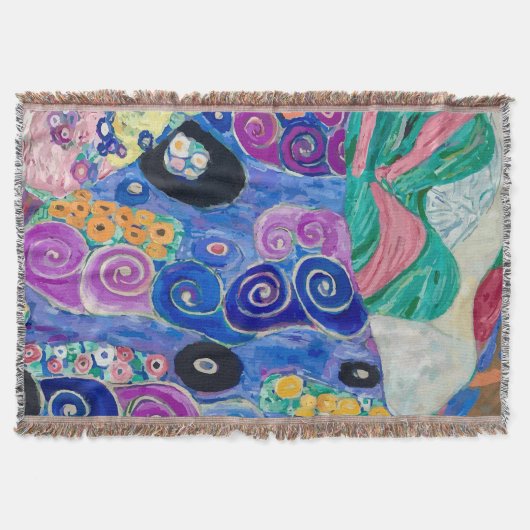 Detail des Maiden von Gustav Klimt Decke (Vorderseite)