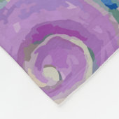 Detail des Maiden von Gustav Klimt Fleecedecke (Ecke)