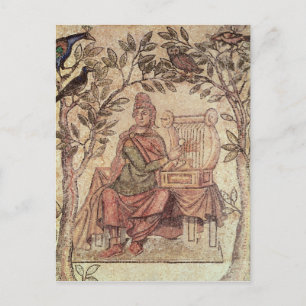 Detail des Orpheus, das die Tiere bezaubert Postkarte