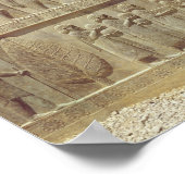 Detail des Relieffries auf der Osttreppe Poster (Ecke)