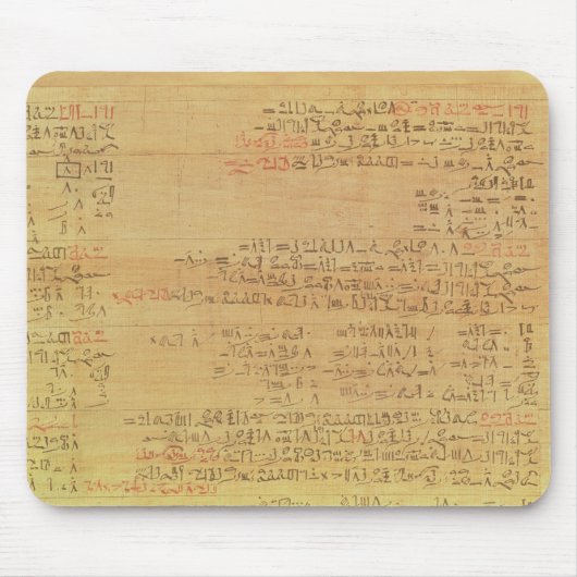 Detail des Rhind mathematischen Papyrusses Mousepad (Vorne)