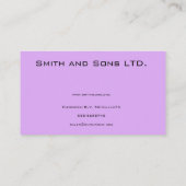 Detail des roten Motorrades Visitenkarte (Rückseite)