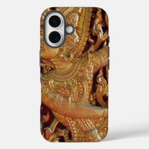 Detail des thailändisch-buddhistischen Tempels iPhone 16 Hülle