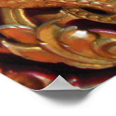 Detail des thailändisch-buddhistischen Tempels Poster (Ecke)