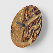 Detail des thailändisch-buddhistischen Tempels Runde Wanduhr (Winkel)