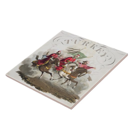 Detail des Titelblattes, 'von den Kostümen des Fliese (Seite)