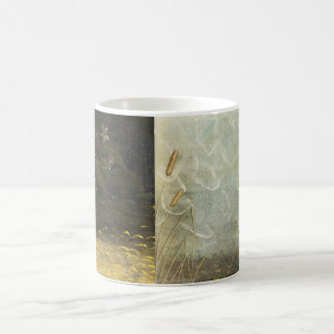 Detail des Untergrundes der "Geburt der Venus" Kaffeetasse