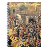 Detail des Versuchs, das Querfacin Notizblock (Vorderseite)