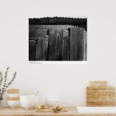 Detail des Zauns, UC Santa Cruz, 1963 Poster (Küche)