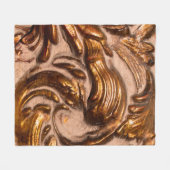 Detail des Zierbildes, Bronzefarben. Fleecedecke (Vorderseite (Horizontal))