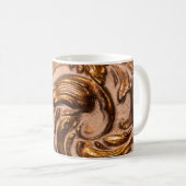 Detail des Zierbildes, Bronzefarben. Kaffeetasse (VorderseiteRechts)