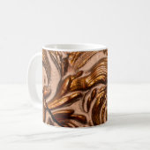 Detail des Zierbildes, Bronzefarben. Kaffeetasse (Vorderseite Links)