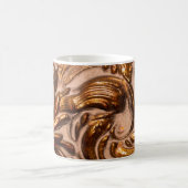 Detail des Zierbildes, Bronzefarben. Kaffeetasse (Mittel)