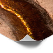 Detail des Zierbildes, Bronzefarben. Poster (Ecke)